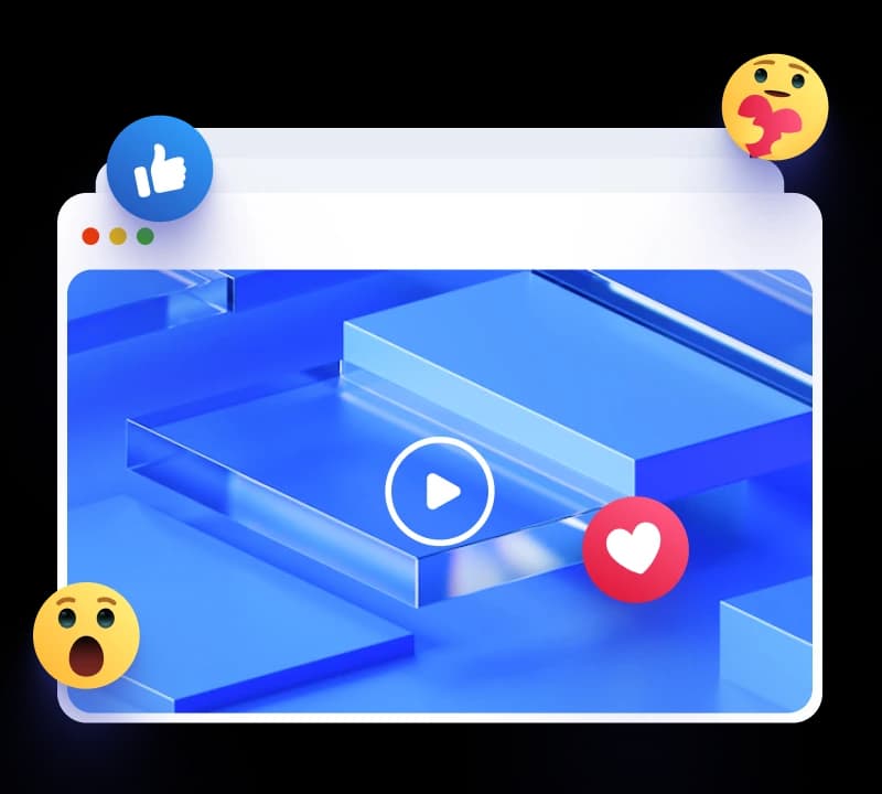 Static and video ads