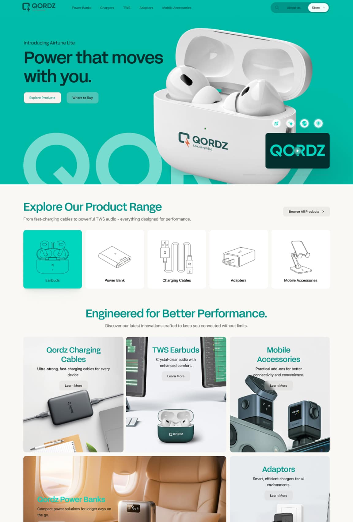 Qordz website by ZironPro